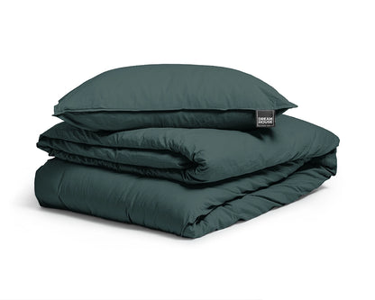 Dekbedovertrek Stone Washed Donker Groen