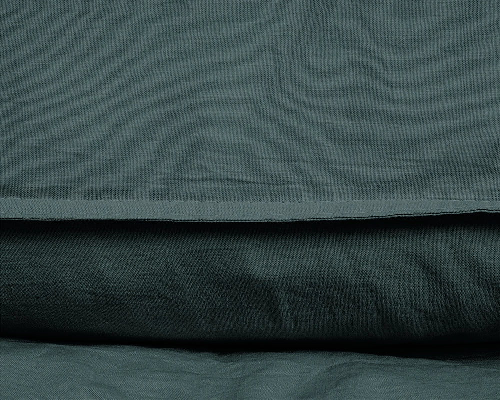 Dekbedovertrek Stone Washed Donker Groen