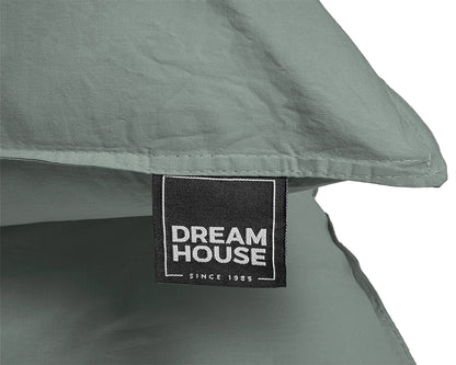 Dekbedovertrek Stone Washed Groen