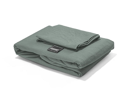 Dekbedovertrek Stone Washed Groen