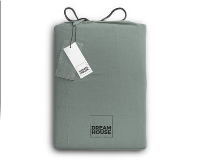 Dekbedovertrek Stone Washed Groen