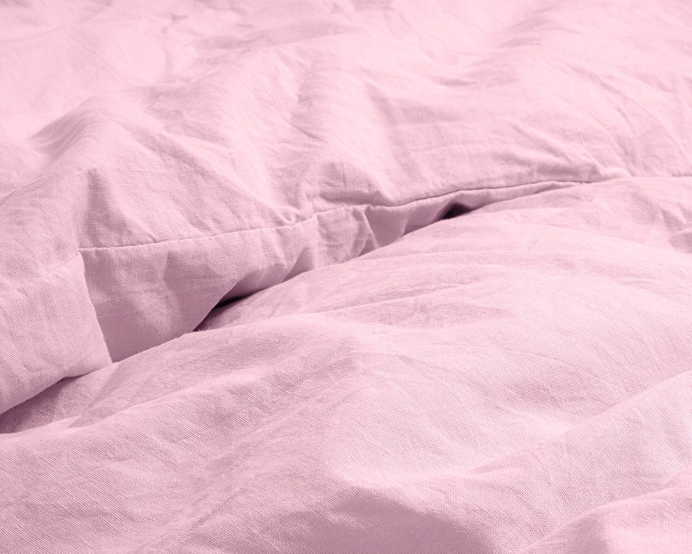 Dekbedovertrek Stone Washed Roze