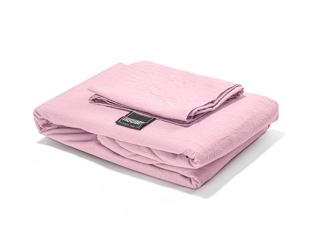 Dekbedovertrek Stone Washed Roze