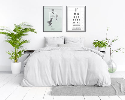 Dekbedovertrek Stone Washed Wit