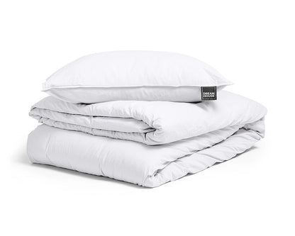 Dekbedovertrek Stone Washed Wit