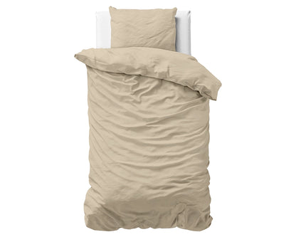 Dekbedovertrek Stone Washed Zand