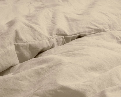 Dekbedovertrek Stone Washed Zand