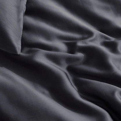 Dekbedovertrek Uni Bamboe Antraciet