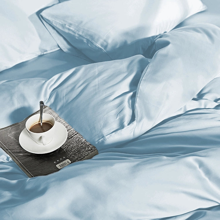 Dekbedovertrek Uni Bamboe Blauw