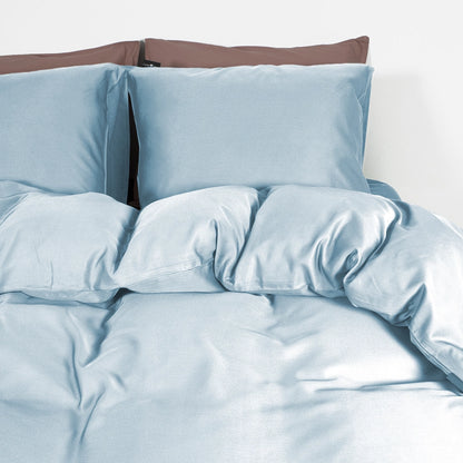 Dekbedovertrek Uni Bamboe Blauw