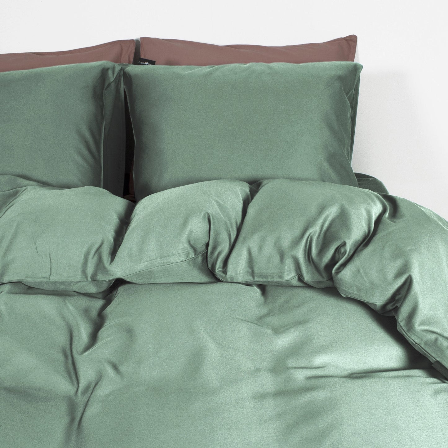 Dekbedovertrek Uni Bamboe Groen