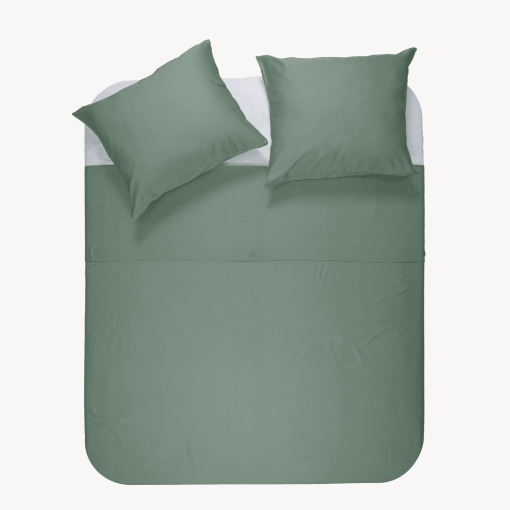 Dekbedovertrek Uni Bamboe Groen