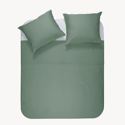 Dekbedovertrek Uni Bamboe Groen
