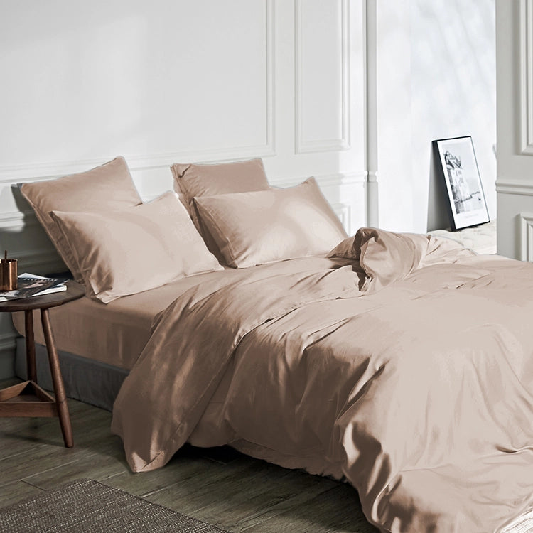 Dekbedovertrek Uni Bamboe Taupe