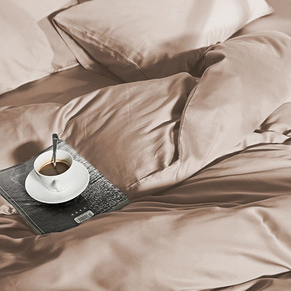 Dekbedovertrek Uni Bamboe Taupe