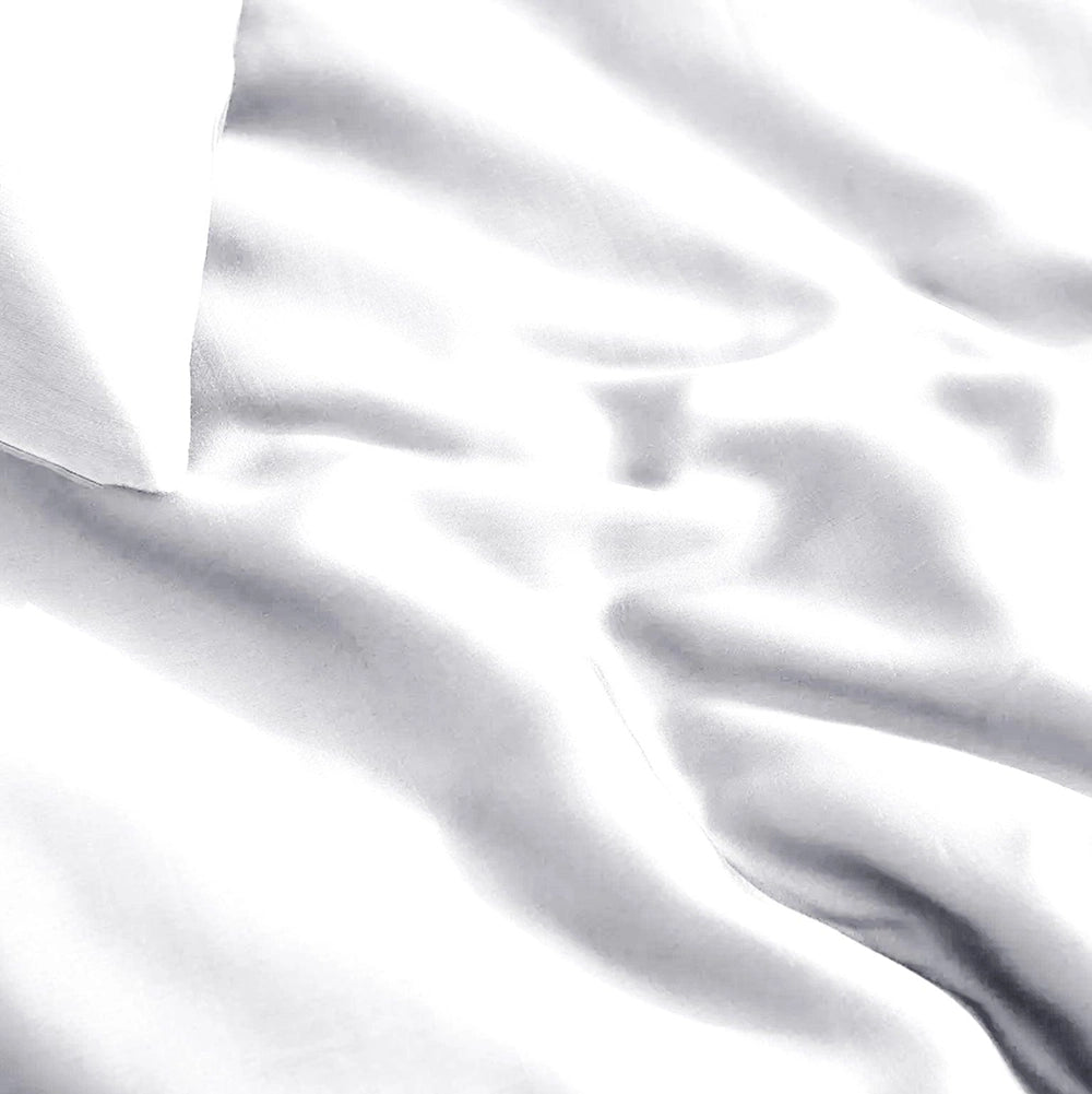 Dekbedovertrek Uni Bamboe Wit