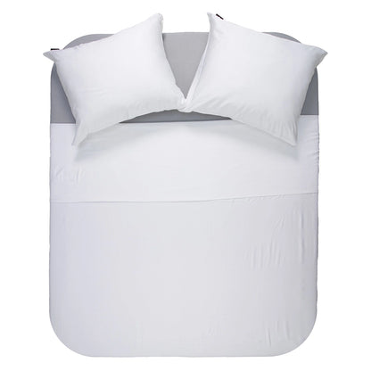 Dekbedovertrek Uni Bamboe Wit