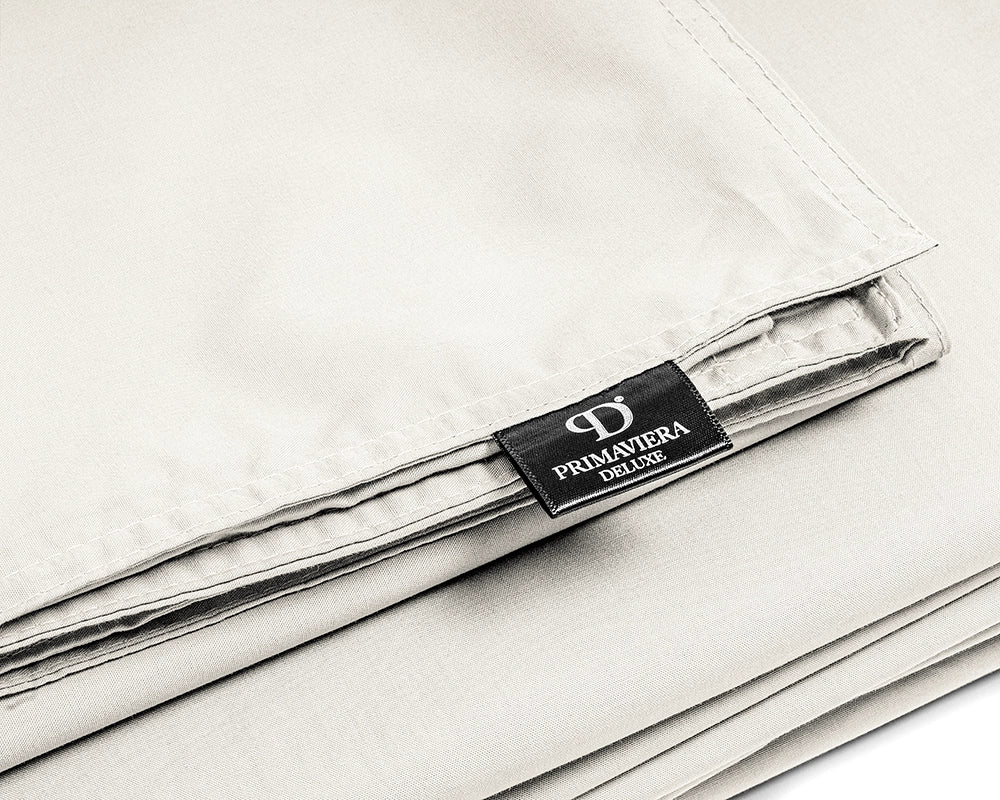 Dekbedovertrek Uni Percal Crème