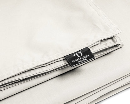 Dekbedovertrek Uni Percal Crème