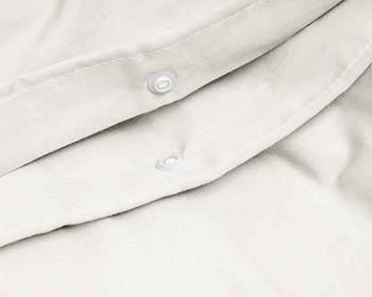 Dekbedovertrek Uni Percal Crème