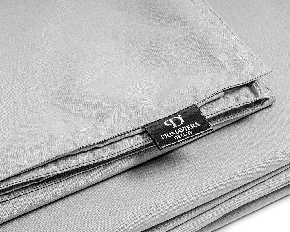 Dekbedovertrek Uni Percal Grijs