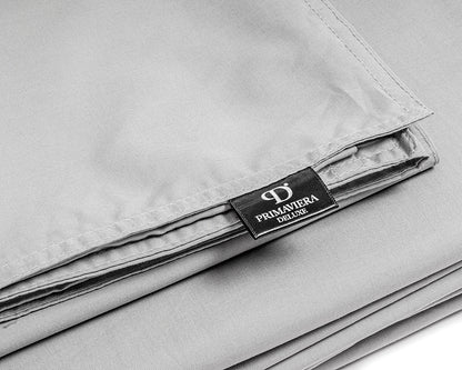 Dekbedovertrek Uni Percal Grijs