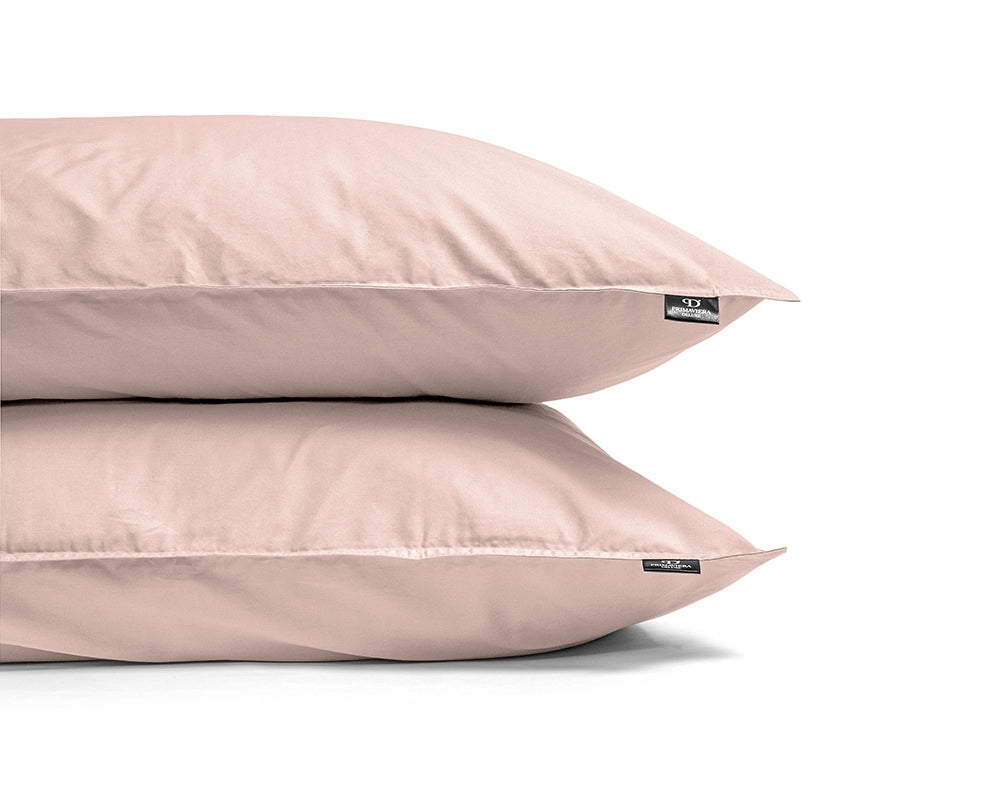 Dekbedovertrek Uni Percal Roze