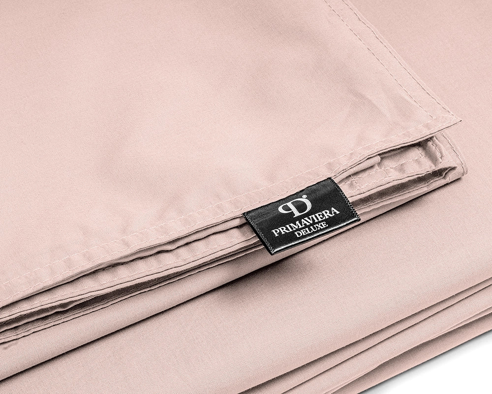 Dekbedovertrek Uni Percal Roze