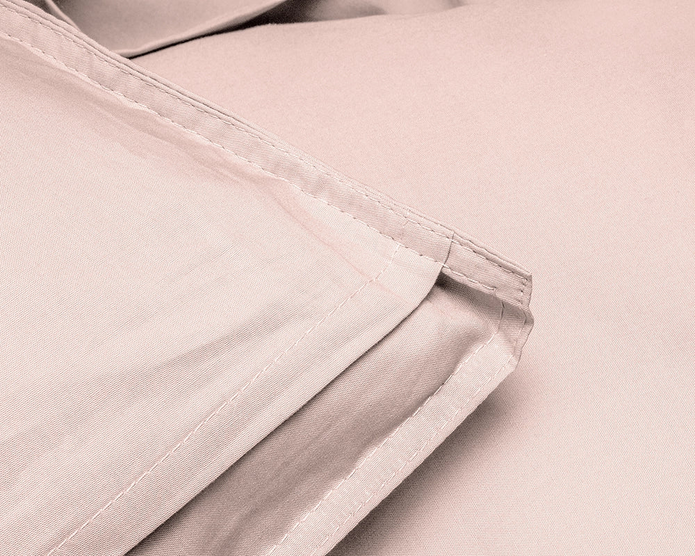 Dekbedovertrek Uni Percal Roze