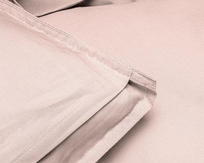 Dekbedovertrek Uni Percal Roze