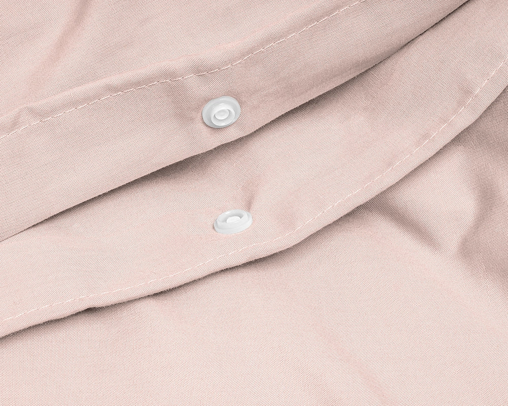 Dekbedovertrek Uni Percal Roze