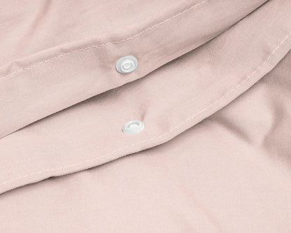 Dekbedovertrek Uni Percal Roze