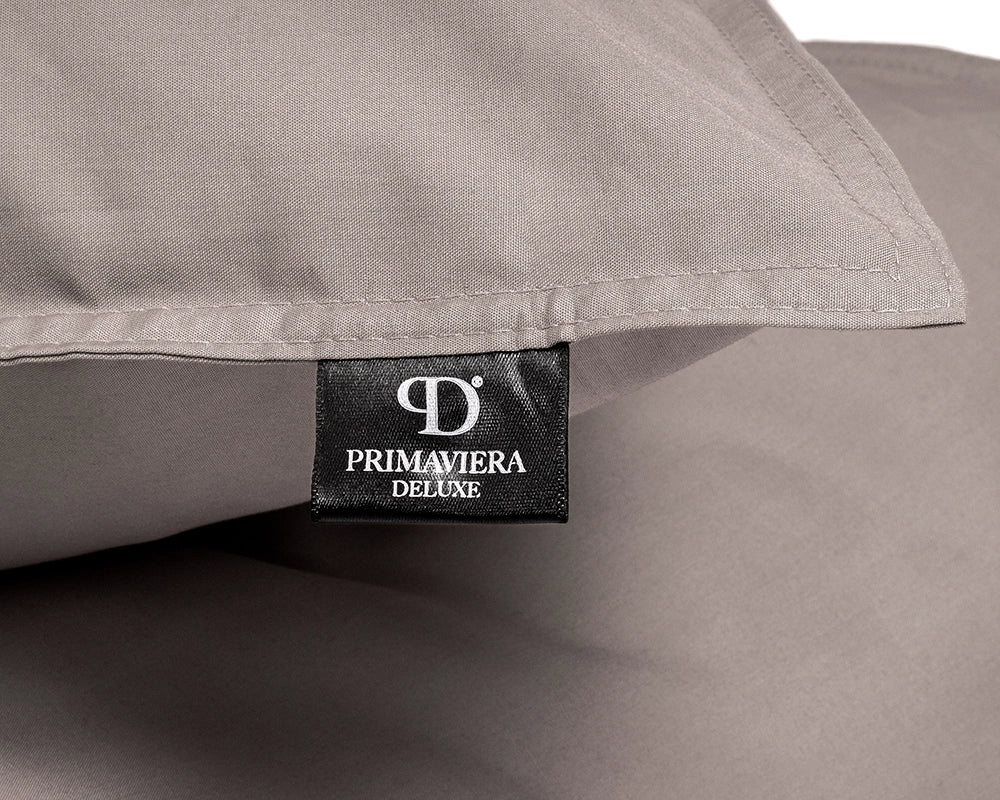 Dekbedovertrek Uni Percal Taupe