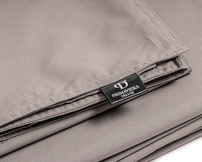 Dekbedovertrek Uni Percal Taupe