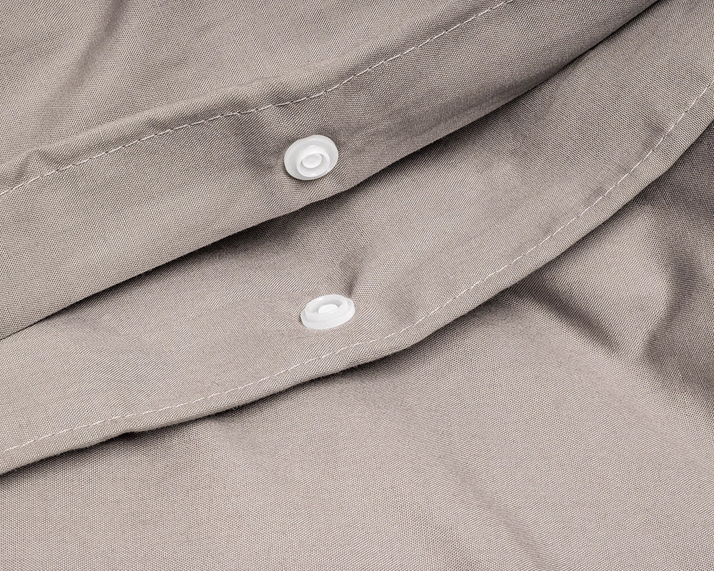 Dekbedovertrek Uni Percal Taupe