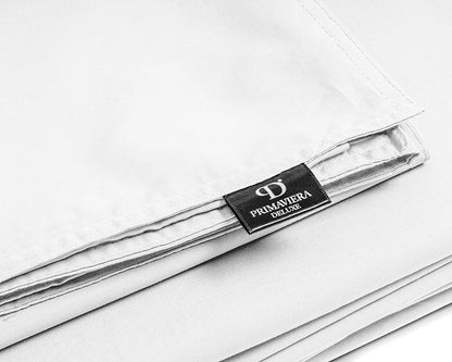 Dekbedovertrek Uni Percal Wit