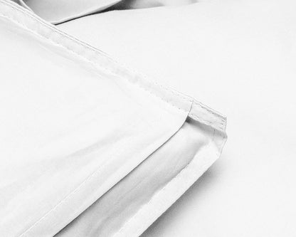 Dekbedovertrek Uni Percal Wit