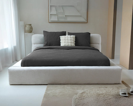 Dekbedovertrek Waffle Antraciet