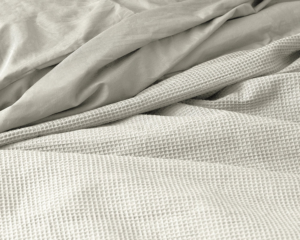 Dekbedovertrek Waffle Beige