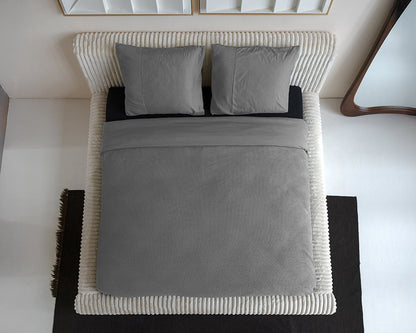 Dekbedovertrek Waffle Grijs