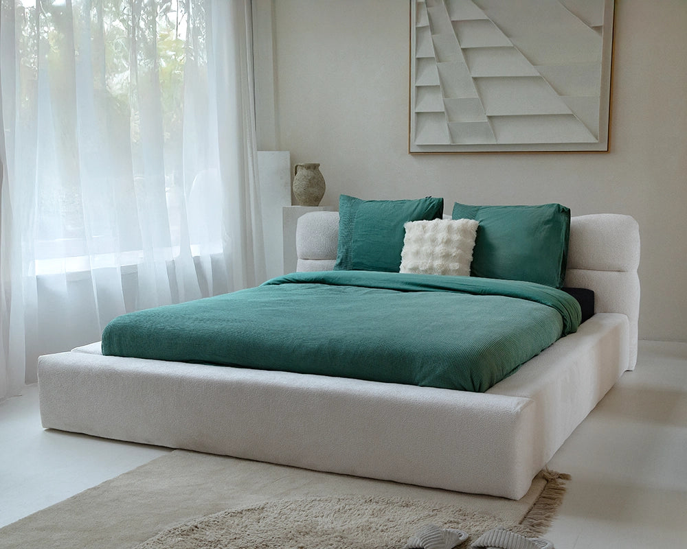 Dekbedovertrek Waffle Groen