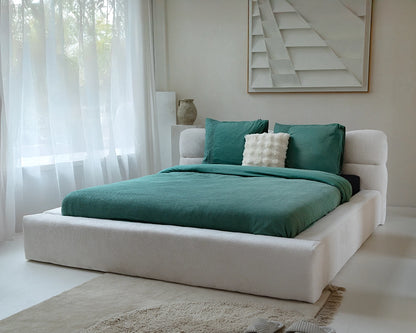 Dekbedovertrek Waffle Groen