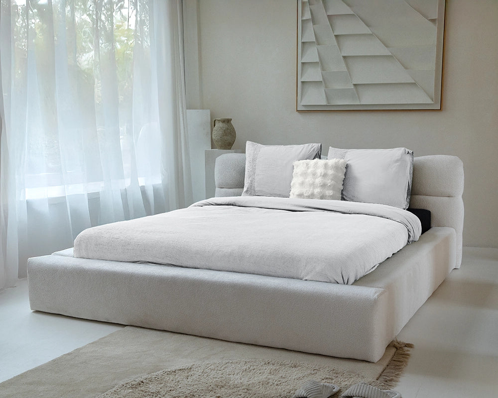 Dekbedovertrek Waffle Wit