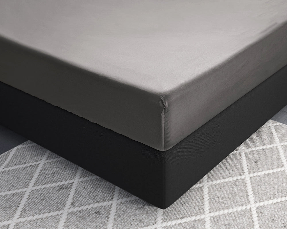 Hoeslaken Satijn - Grijs