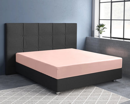 Hoeslaken Satijn - Roze