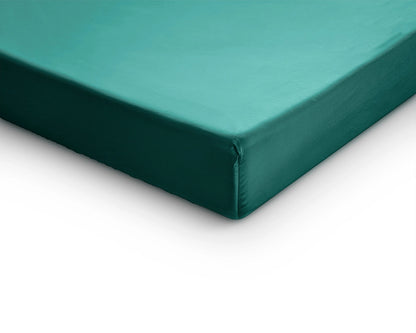 Hoeslaken Splittopper Satijn - Groen