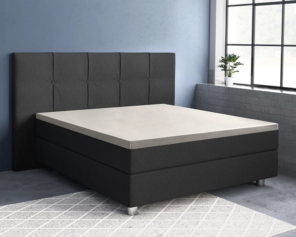 Hoeslaken Topper Satijn - Crème