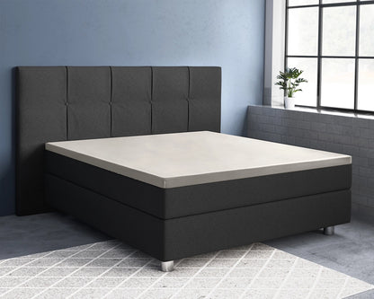 Hoeslaken Topper Satijn - Crème