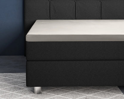 Hoeslaken Topper Satijn - Crème