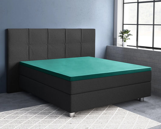 Hoeslaken Topper Satijn - Groen